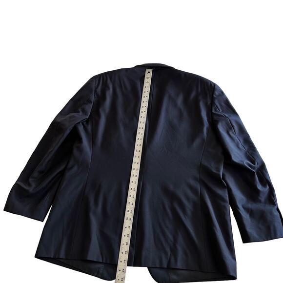 Lauren Ralph Lauren VTG 100% Wool Navy Gold Crest Buttons Blazer Jacket 44R - Picture 9 of 10